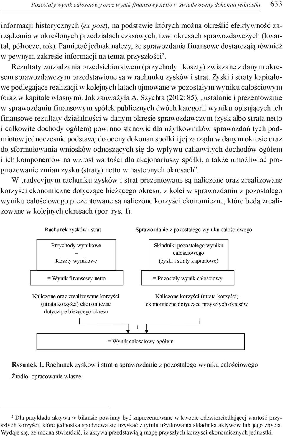 Pamiętać jednak należy, że sprawozdania finansowe dostarczają również w pewnym zakresie informacji na temat przyszłości 2.