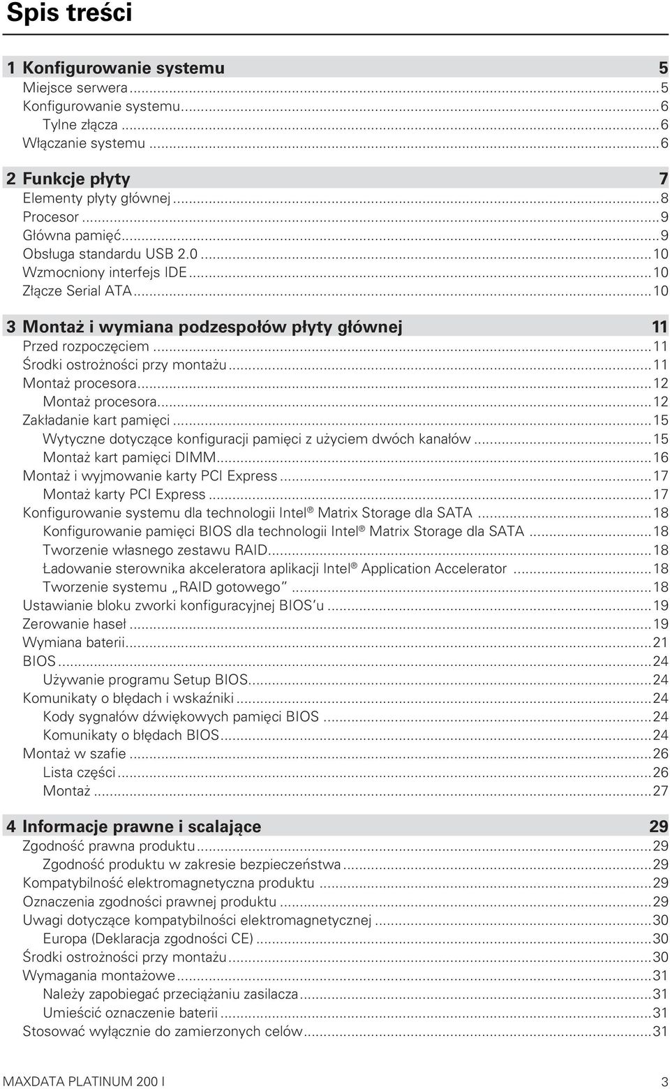 ..11 Montaż procesora...12 Montaż procesora...12 Zakładanie kart pamięci...15 Wytyczne dotyczące konfiguracji pamięci z użyciem dwóch kanałów...15 Montaż kart pamięci DIMM.