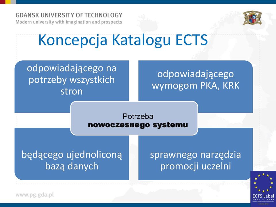 PKA, KRK Potrzeba nowoczesnego systemu będącego