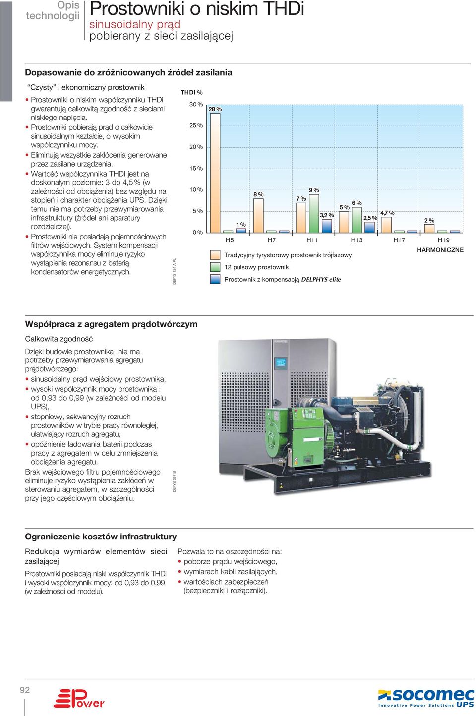 Eliminują wszystkie zakłócenia generowane przez zasilane urządzenia.