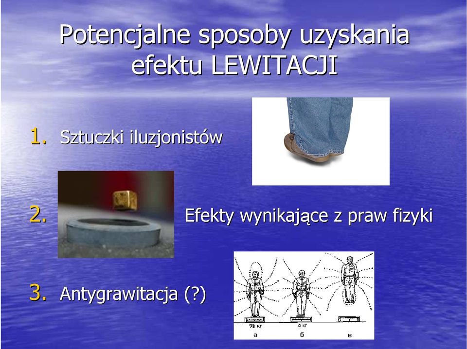 Sztuczki iluzjonistów 2.