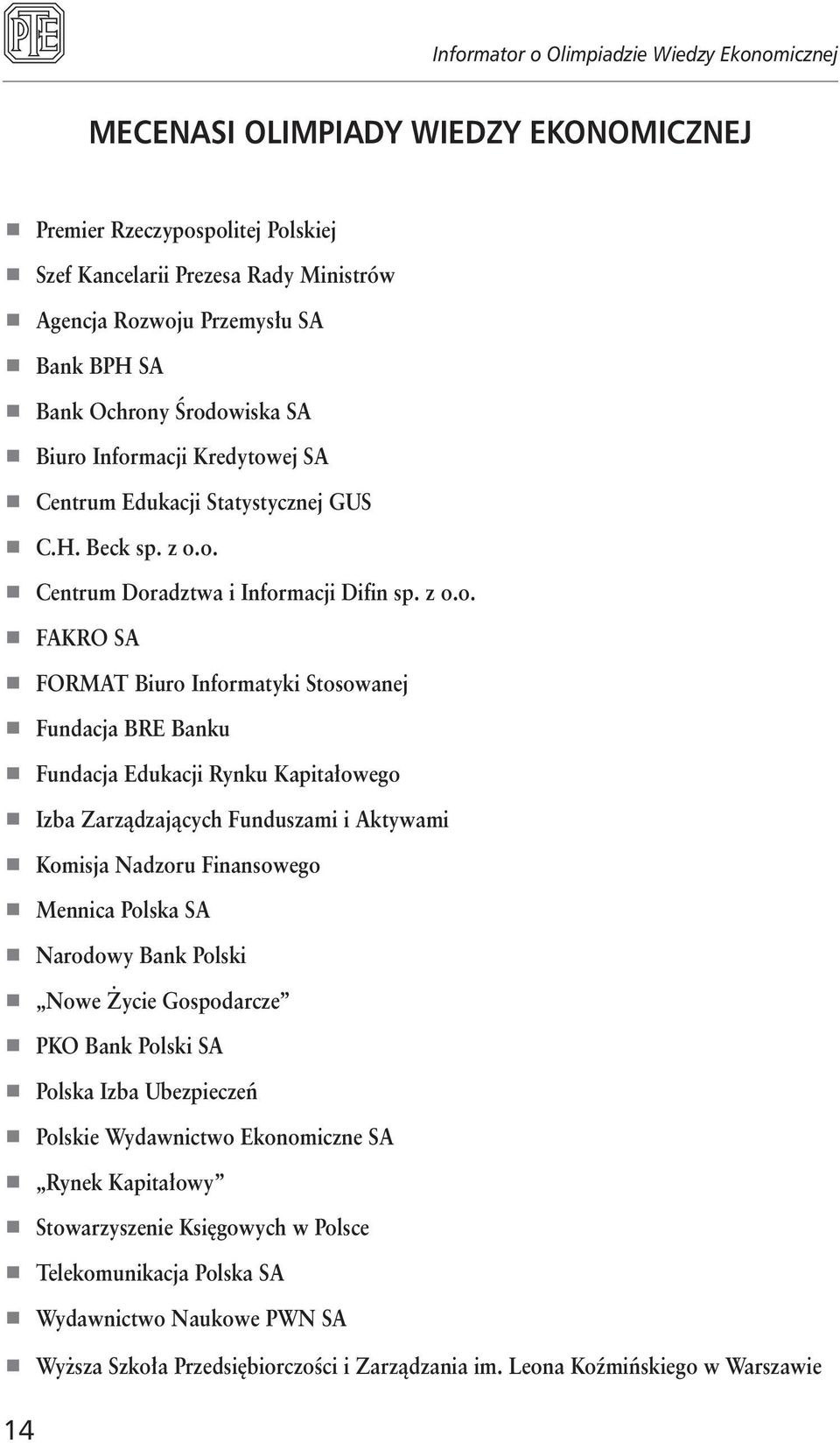 ej SA Centrum Edukacji Statystycznej GUS C.H. Beck sp. z o.