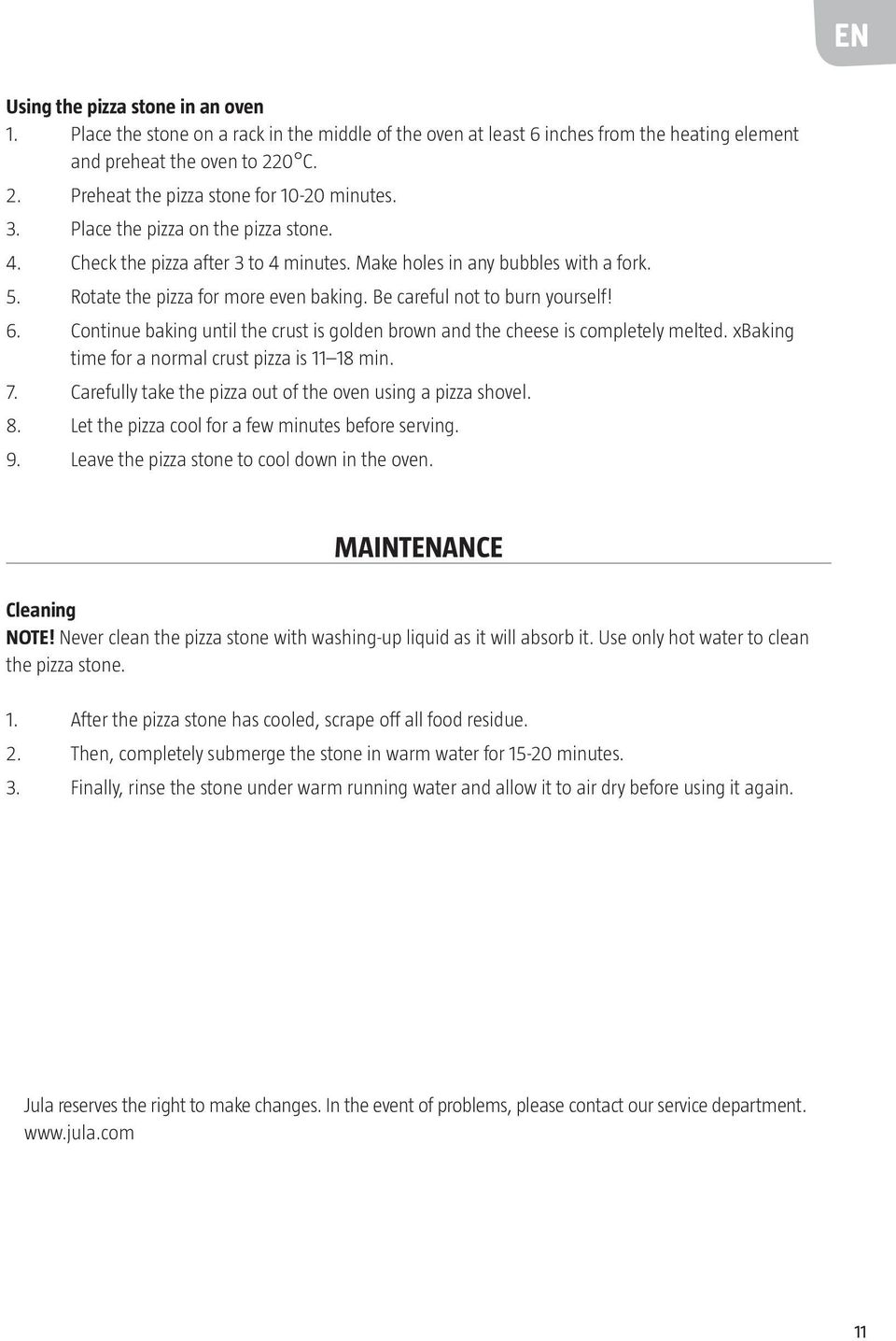 Rotate the pizza for more even baking. Be careful not to burn yourself! 6. Continue baking until the crust is golden brown and the cheese is completely melted.