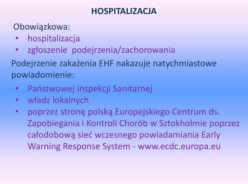 lokalnych poprzez stronę polską Europejskiego Centrum ds.