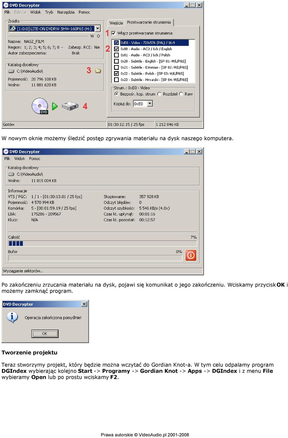 Wciskamy przycisk OK i możemy zamknąć program.