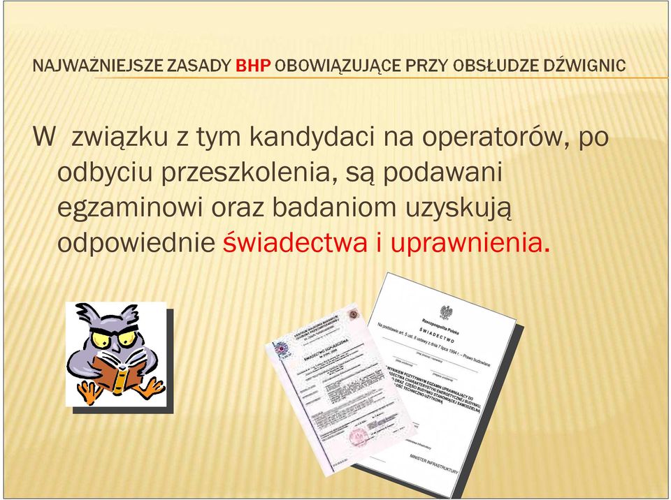 są podawani egzaminowi oraz badaniom