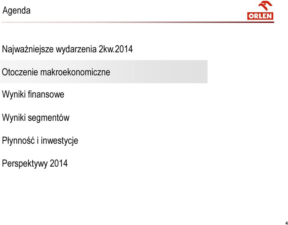 Wyniki finansowe Wyniki segmentów