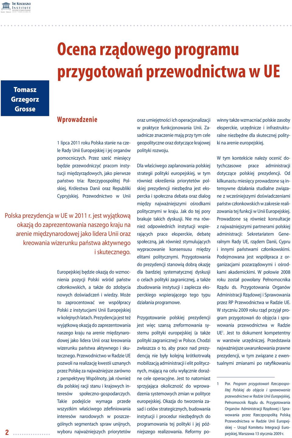 Przewodnictwo w Unii Polska prezydencja w UE w 2011 r.