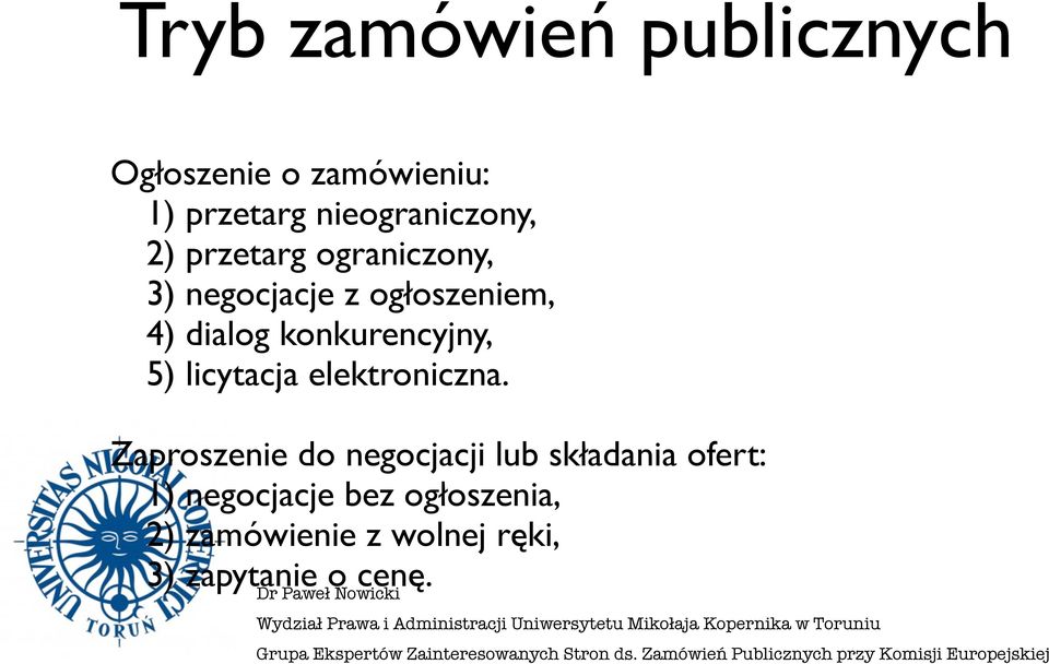 5) licytacja elektroniczna.