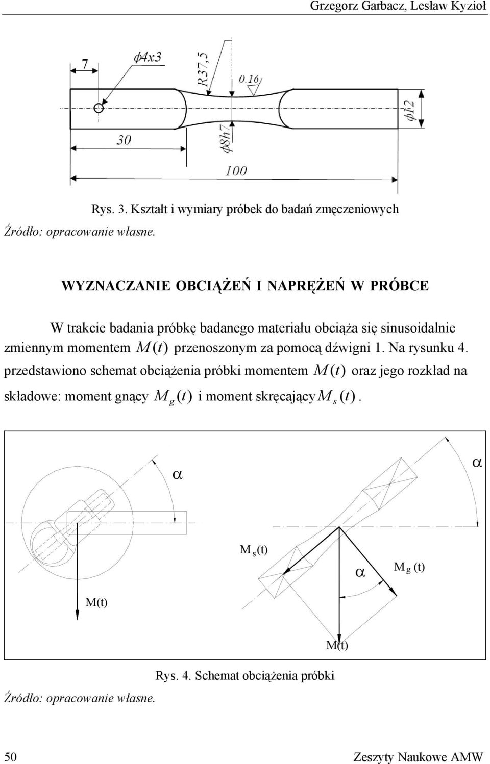 przenoszonym za pomocą dźwigni 1. Na rysunku 4.