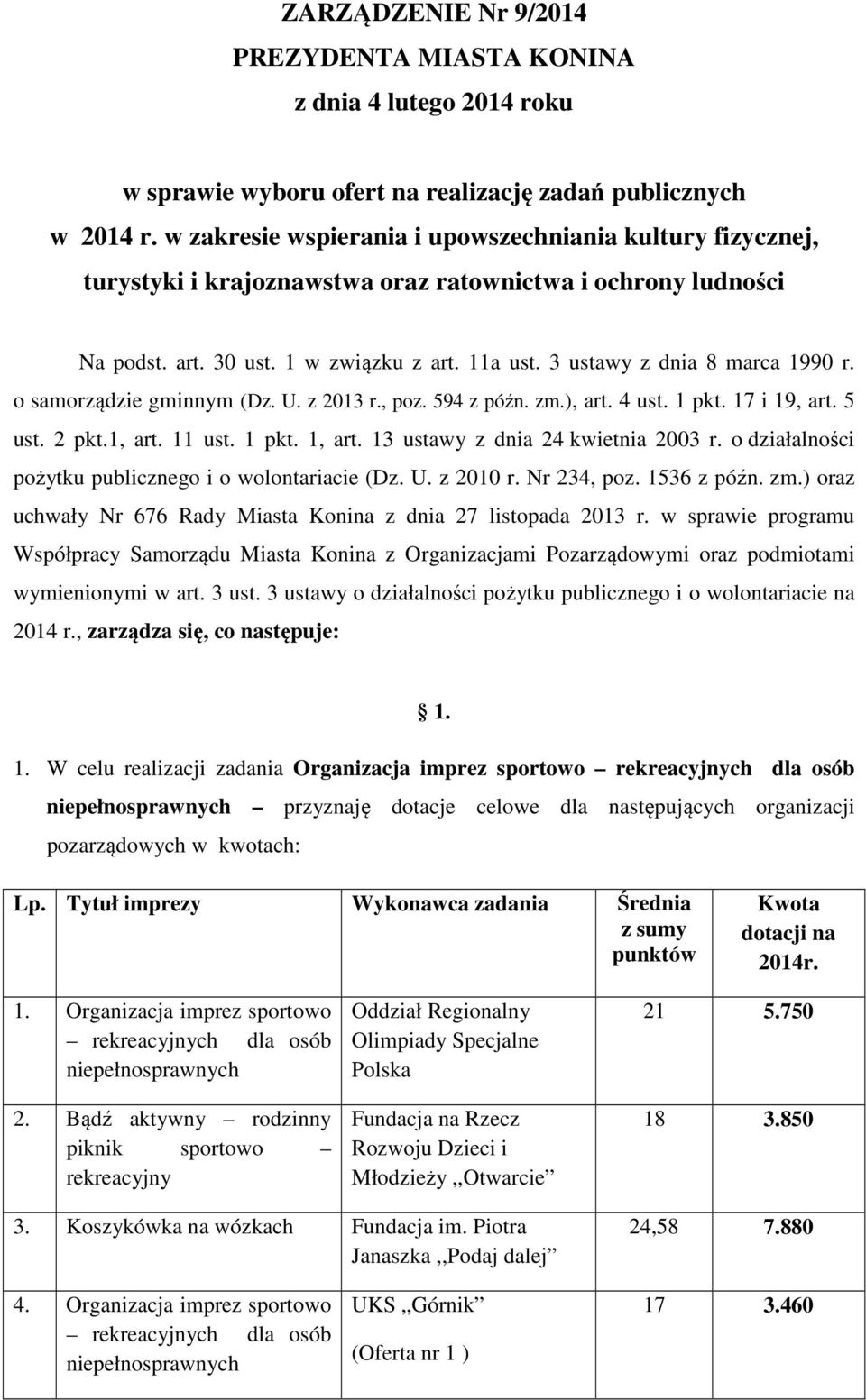 3 ustawy z dnia 8 marca 1990 r. o samorządzie gminnym (Dz. U. z 2013 r., poz. 594 z późn. zm.), art. 4 ust. 1 pkt. 17 i 19, art. 5 ust. 2 pkt.1, art. 11 ust. 1 pkt. 1, art.