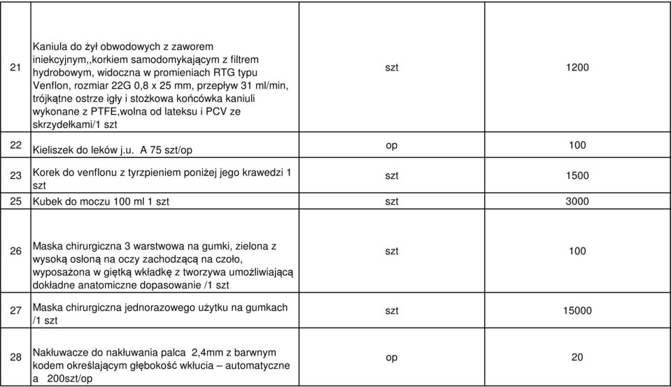 i wykonane z PTFE,wolna od lateksu 