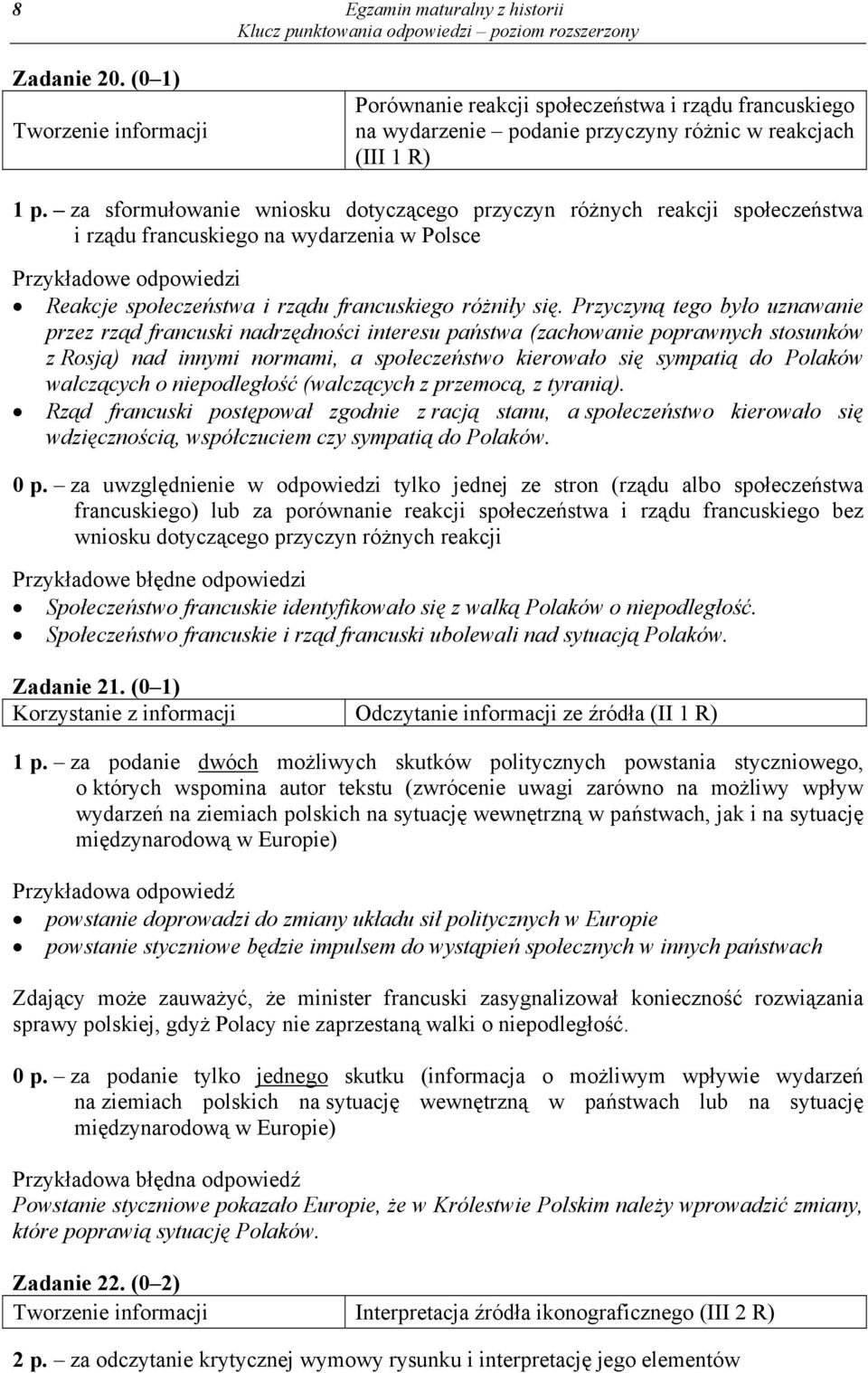 Przyczyną tego było uznawanie przez rząd francuski nadrzędności interesu państwa (zachowanie poprawnych stosunków z Rosją) nad innymi normami, a społeczeństwo kierowało się sympatią do Polaków