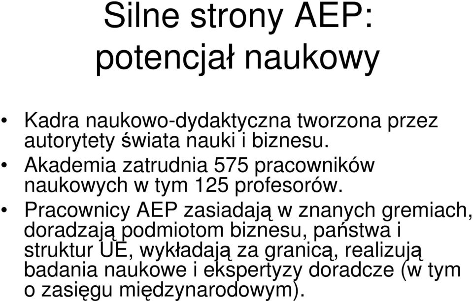 Pracownicy AEP zasiadają w znanych gremiach, doradzają podmiotom biznesu, państwa i struktur