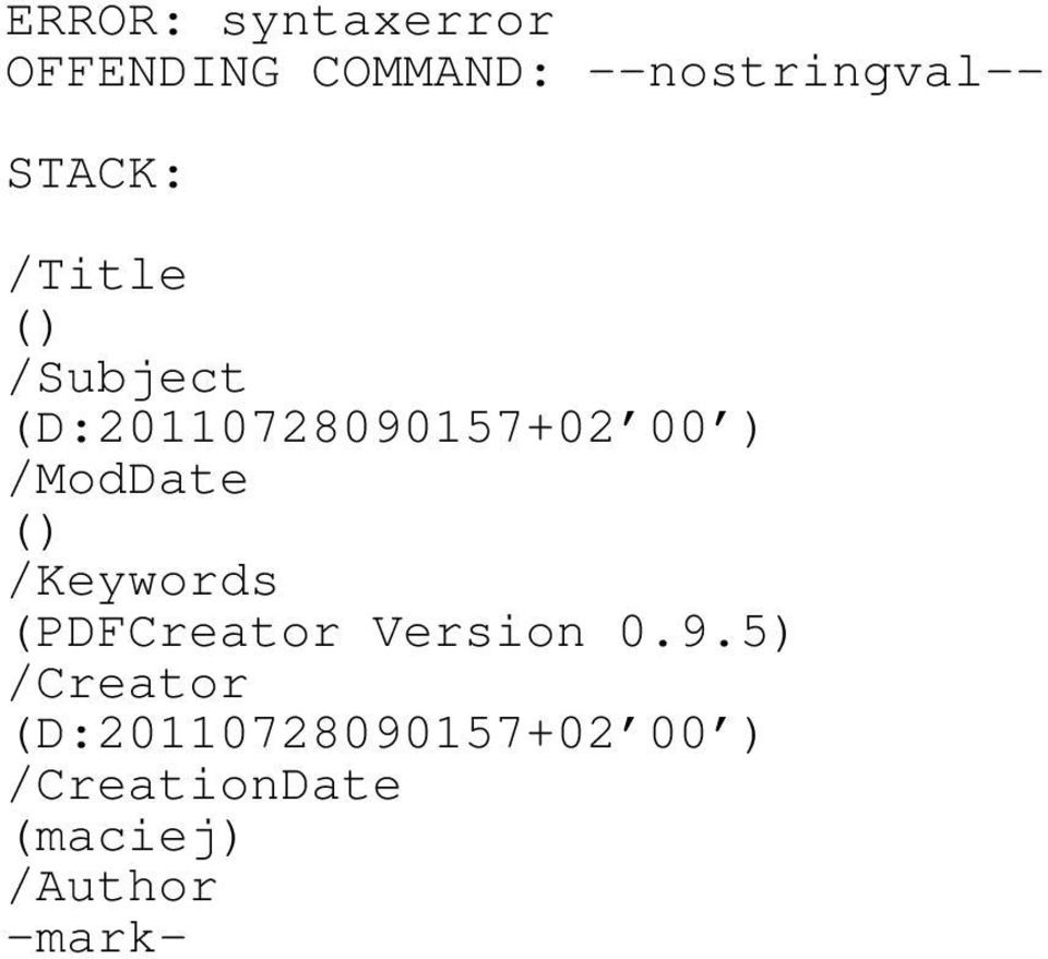 /ModDate () /Keywords (PDFCreator Version 0.9.