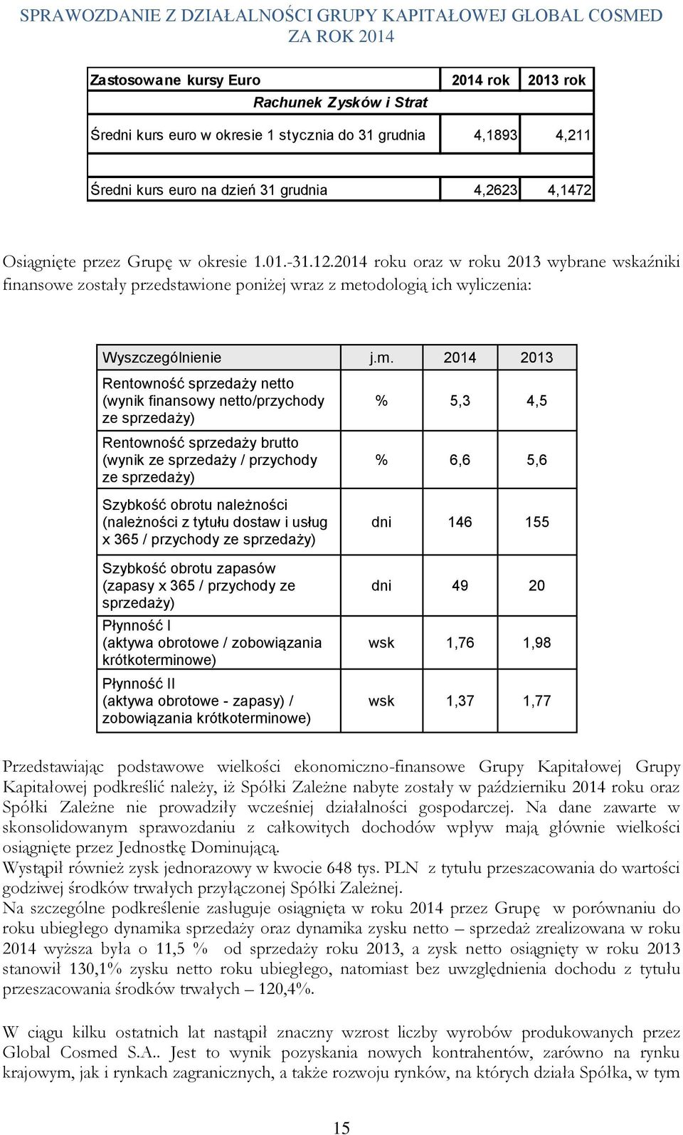 todologią ich wyliczenia: Wyszczególnienie j.m.