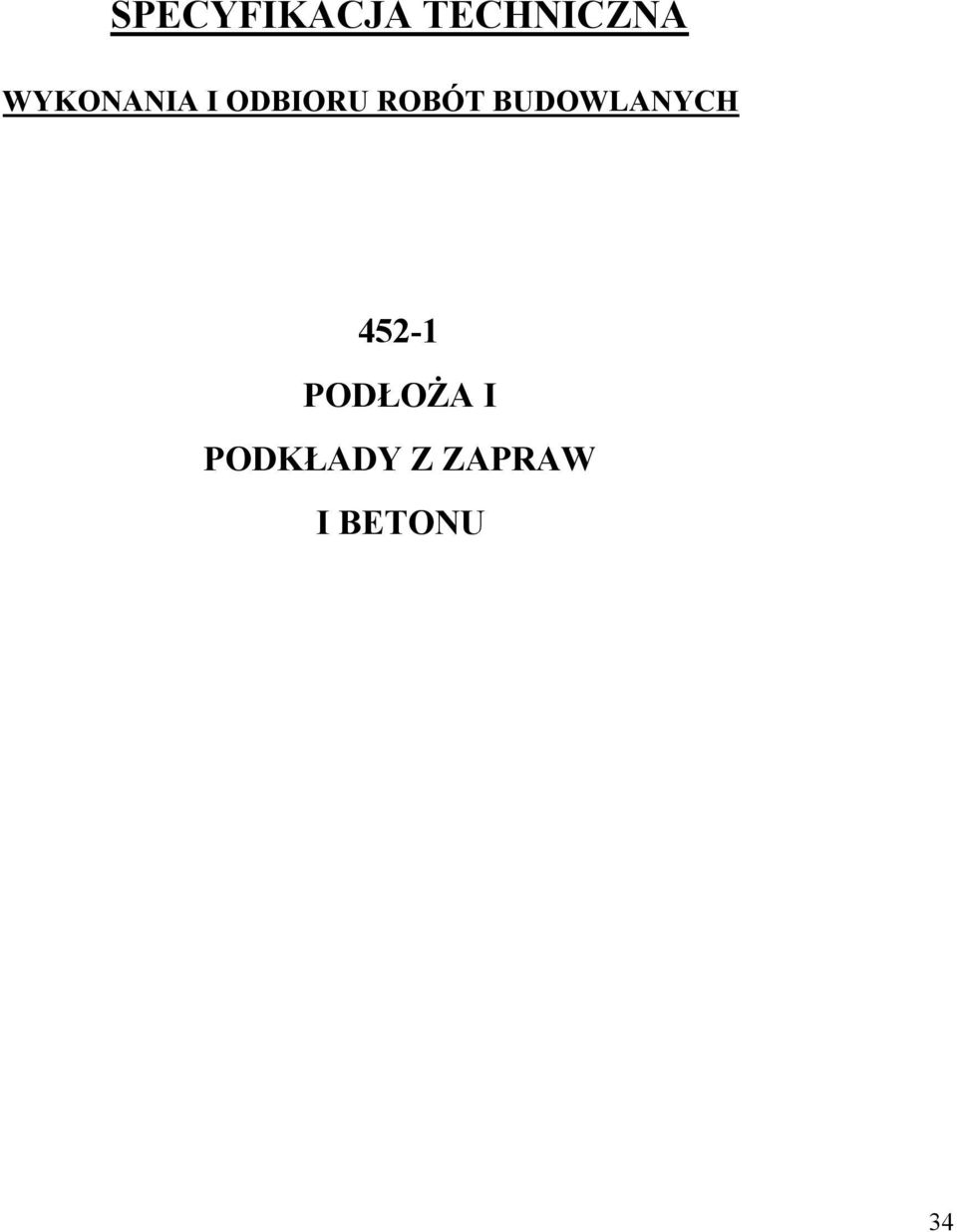 BUDOWLANYCH 452-1 PODŁOŻA