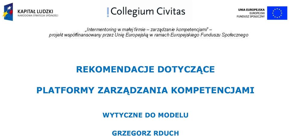 KOMPETENCJAMI WYTYCZNE