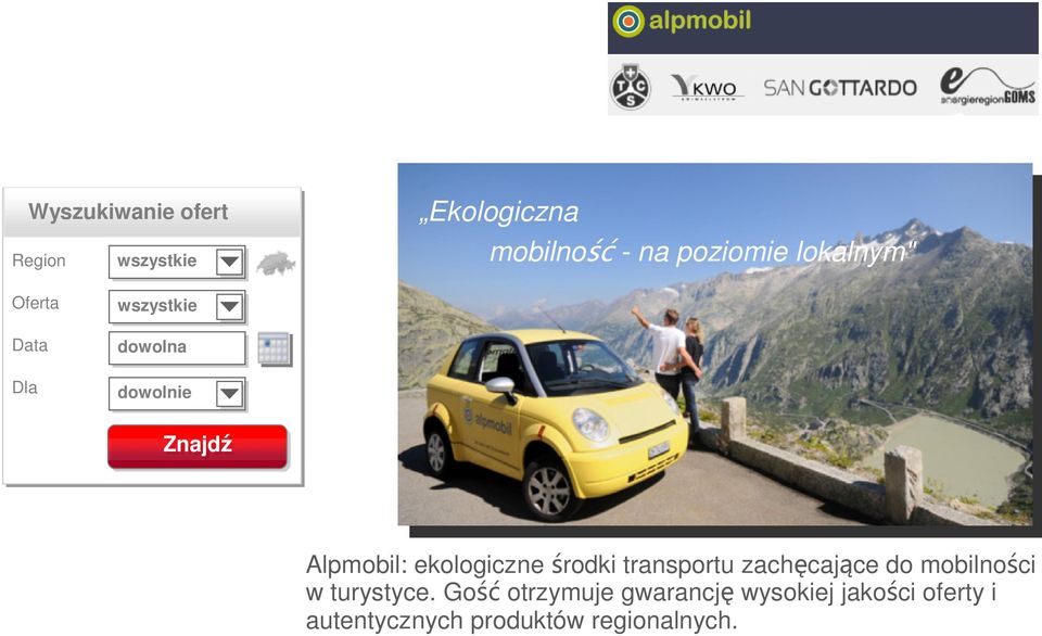 ekologiczne środki transportu zachęcające do mobilności w turystyce.