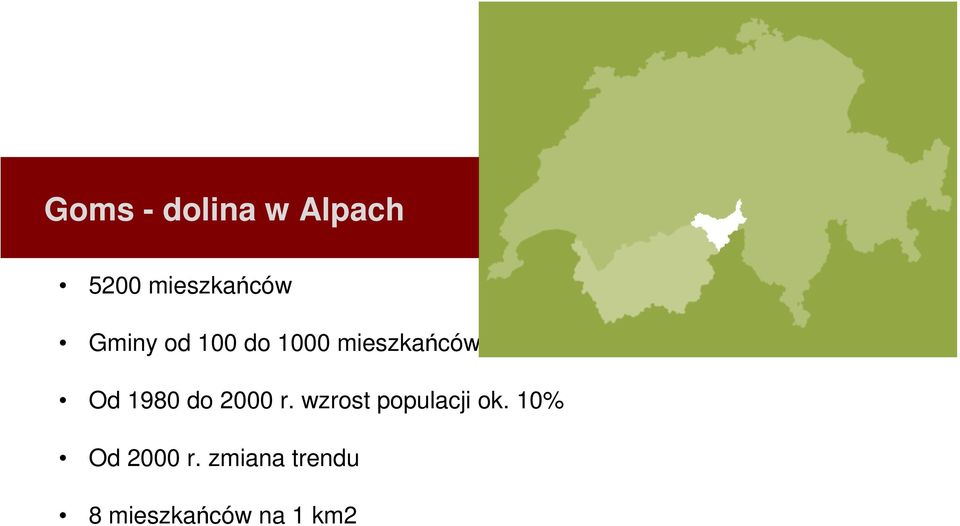 Od 1980 do 2000 r. wzrost populacji ok.