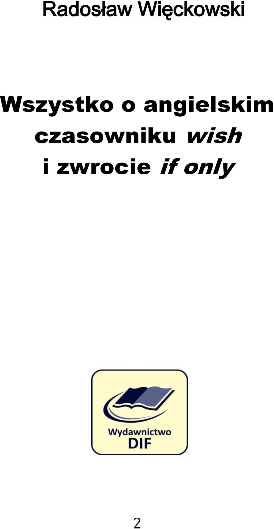 angielskim czasowniku