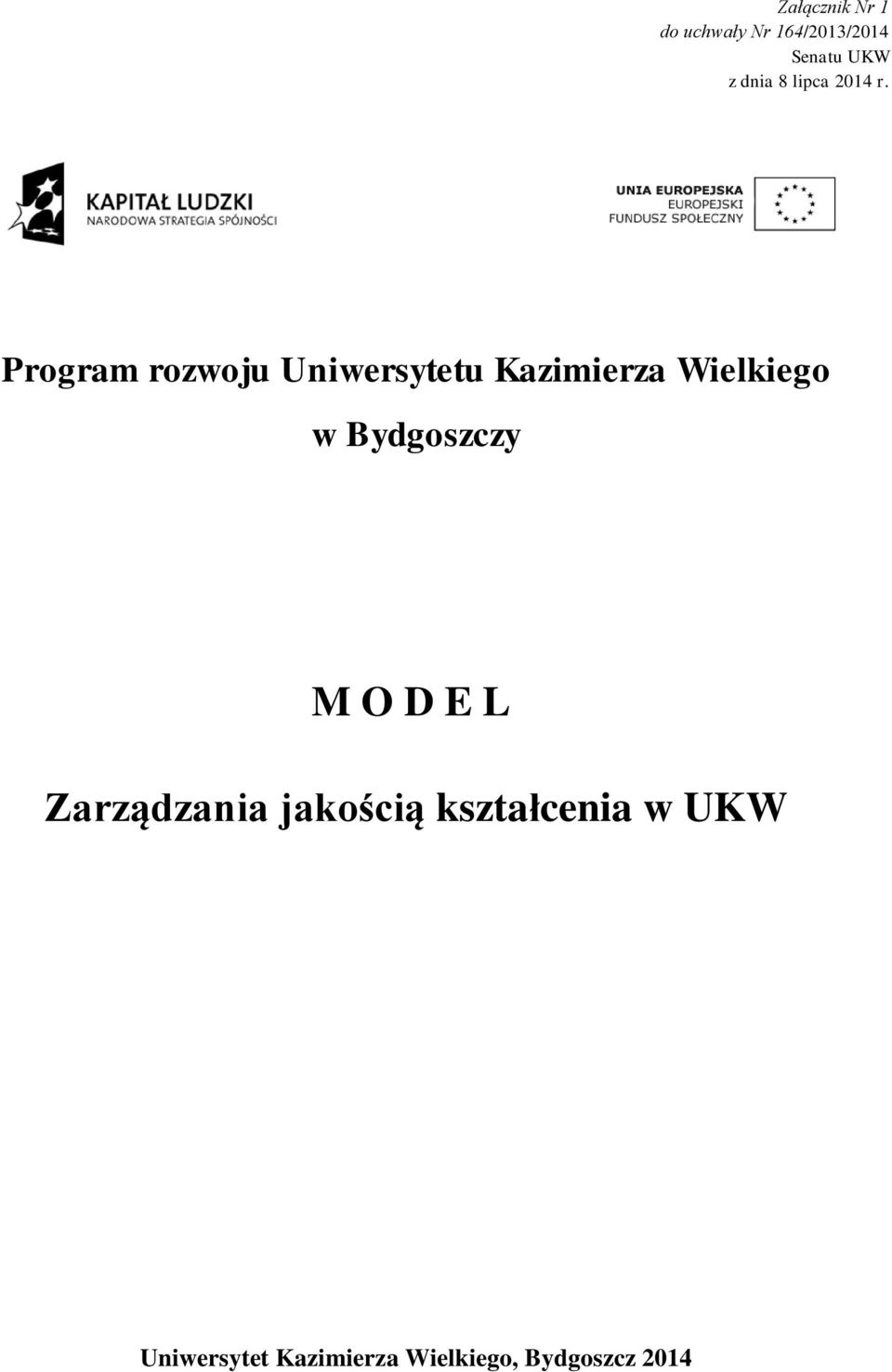 Program rozwoju Uniwersytetu Kazimierza Wielkiego w