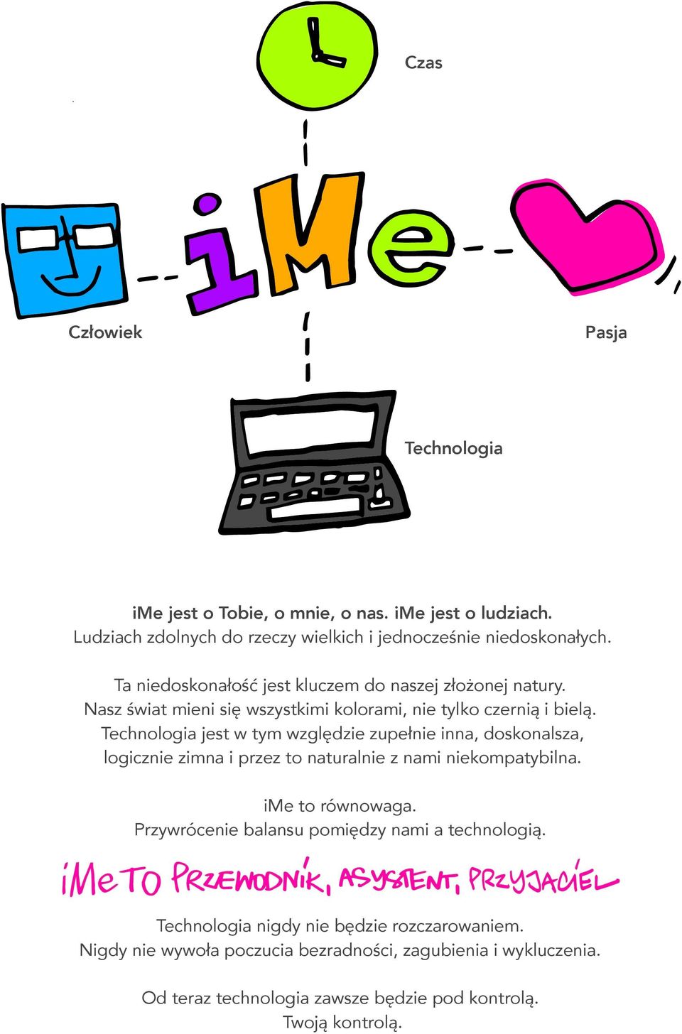 Technologia jest w tym względzie zupełnie inna, doskonalsza, logicznie zimna i przez to naturalnie z nami niekompatybilna. ime to równowaga.