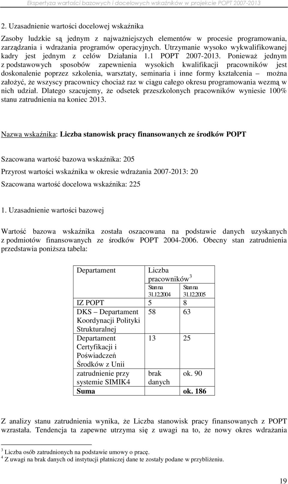 PoniewaŜ jednym z podstawowych sposobów zapewnienia wysokich kwalifikacji pracowników jest doskonalenie poprzez szkolenia, warsztaty, seminaria i inne formy kształcenia moŝna załoŝyć, Ŝe wszyscy