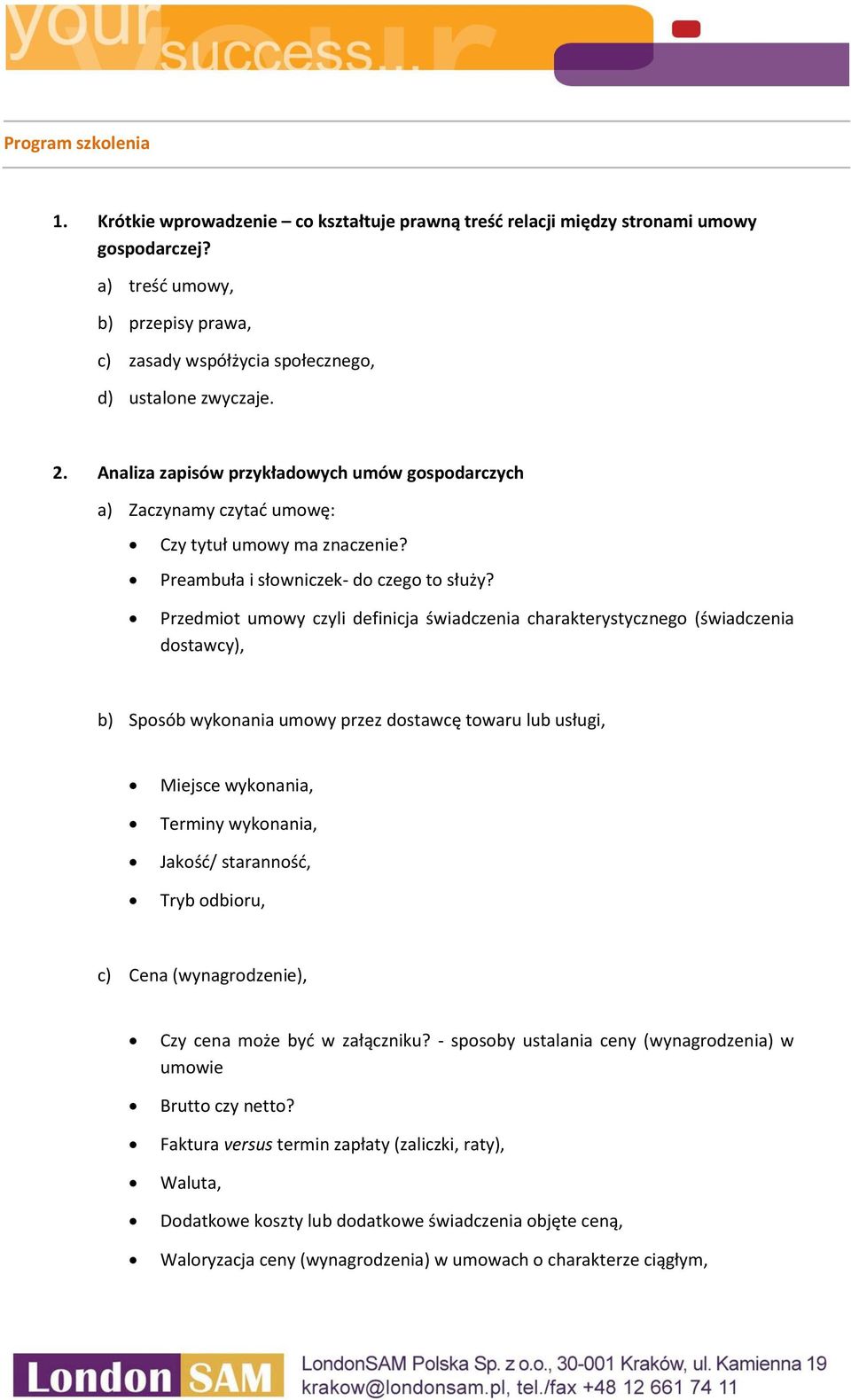 Preambuła i słowniczek- do czego to służy?