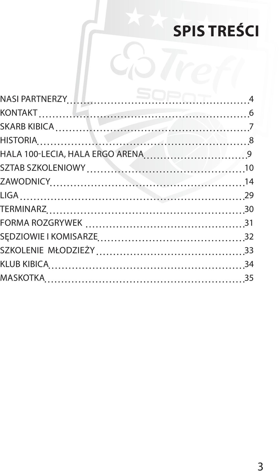 ZAWODNICY 14 LIGA 29 TERMINARZ 30 FORMA ROZGRYWEK 31 SĘDZIOWIE