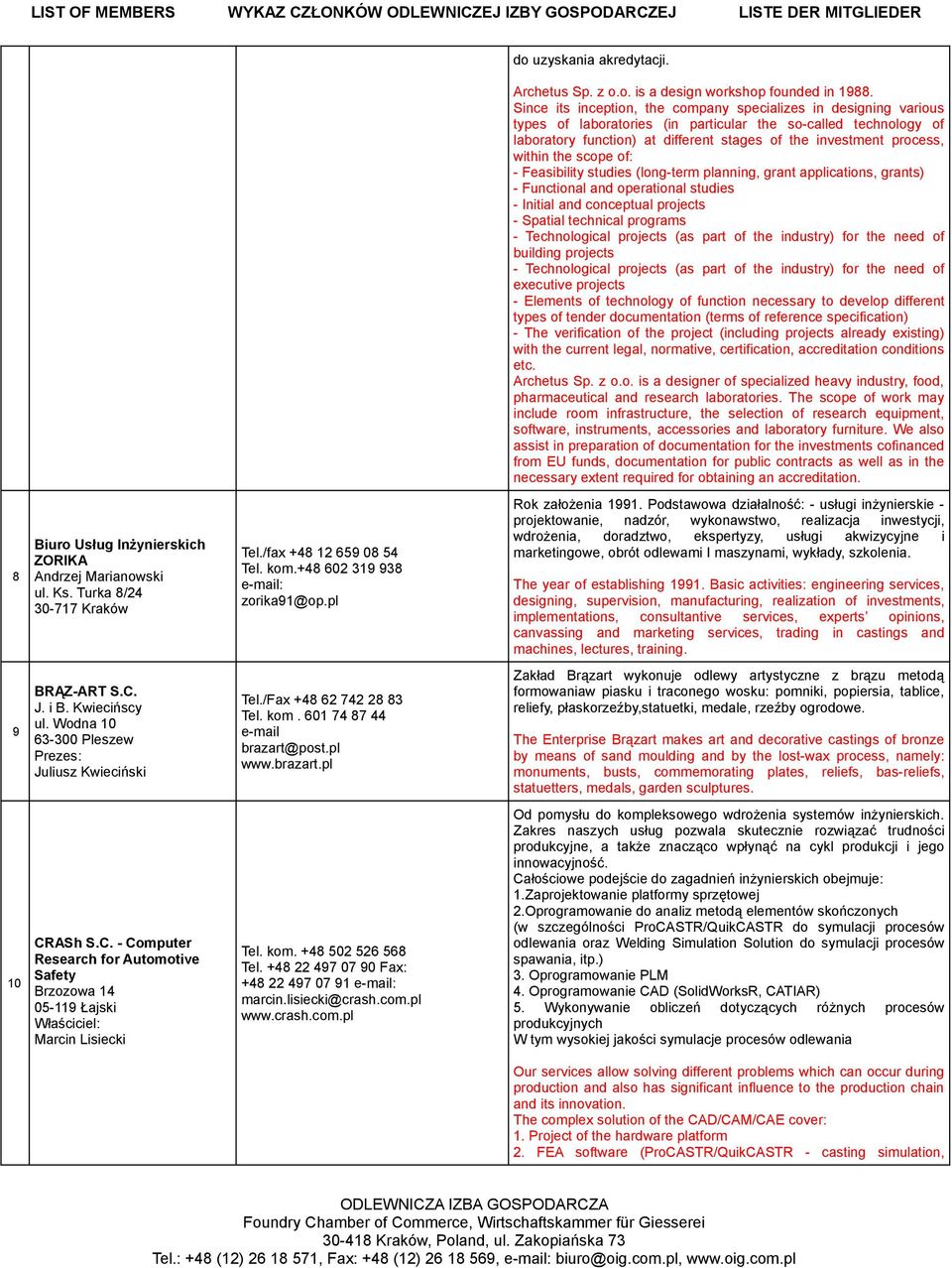 within the scope of: - Feasibility studies (long-term planning, grant applications, grants) - Functional and operational studies - Initial and conceptual projects - Spatial technical programs -