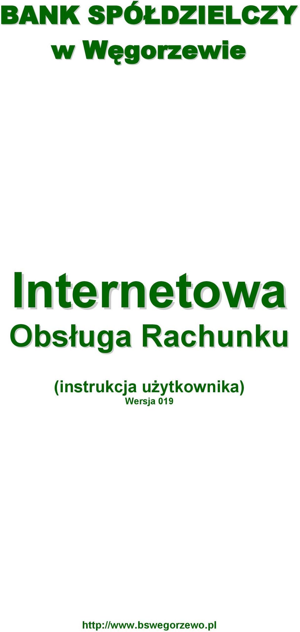 (instrukcja użytkownika)