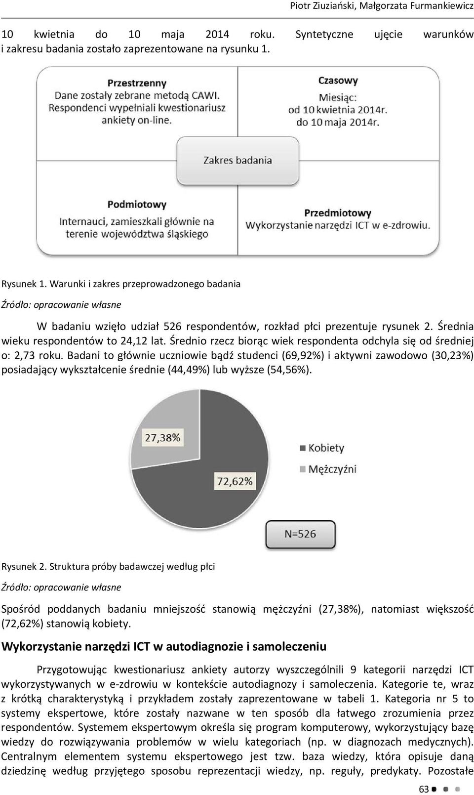 Średnio rzecz biorąc wiek respondenta odchyla się od średniej o: 2,73 roku.