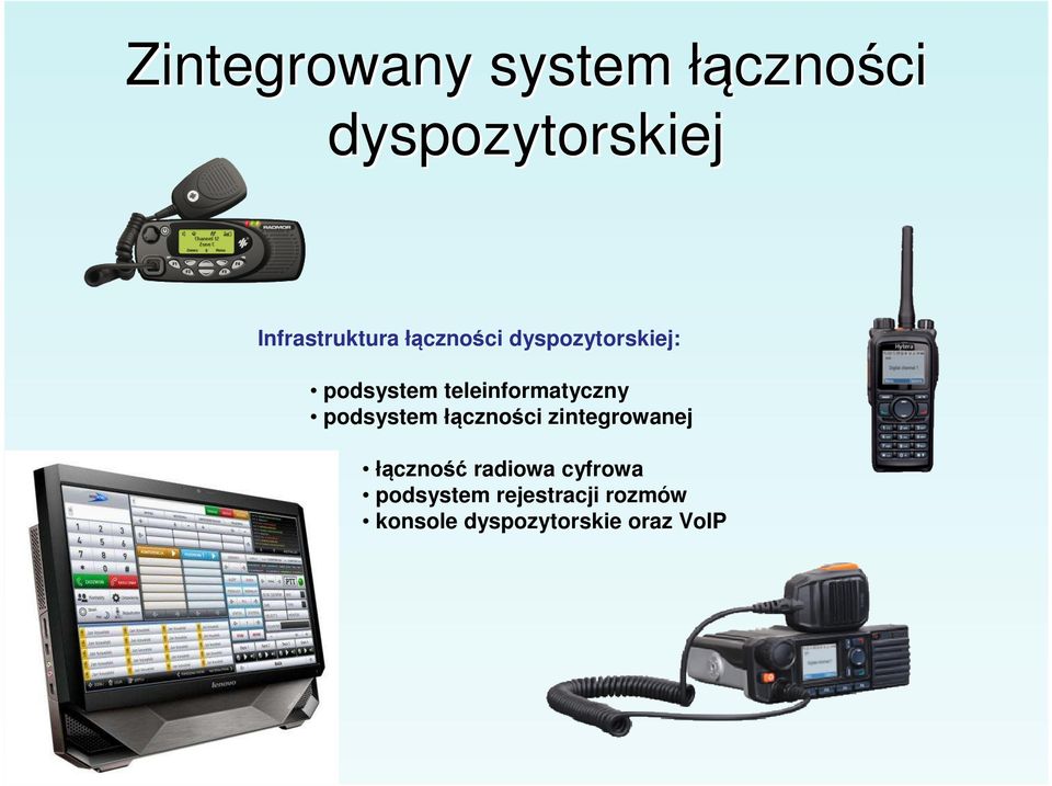 zintegrowanej łączność radiowa cyfrowa