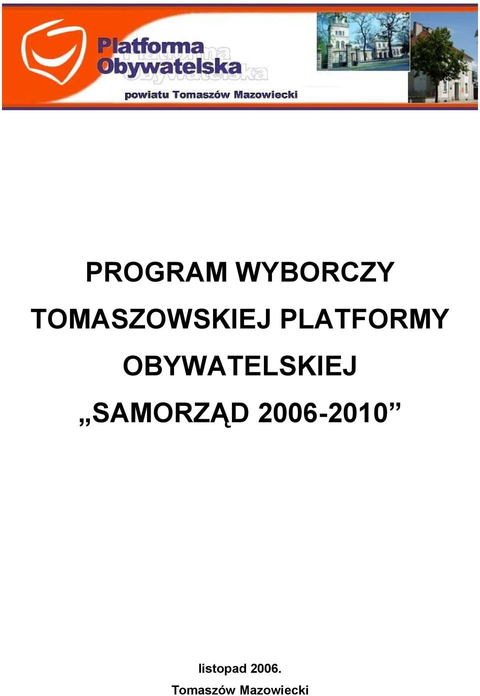 OBYWATELSKIEJ SAMORZĄD