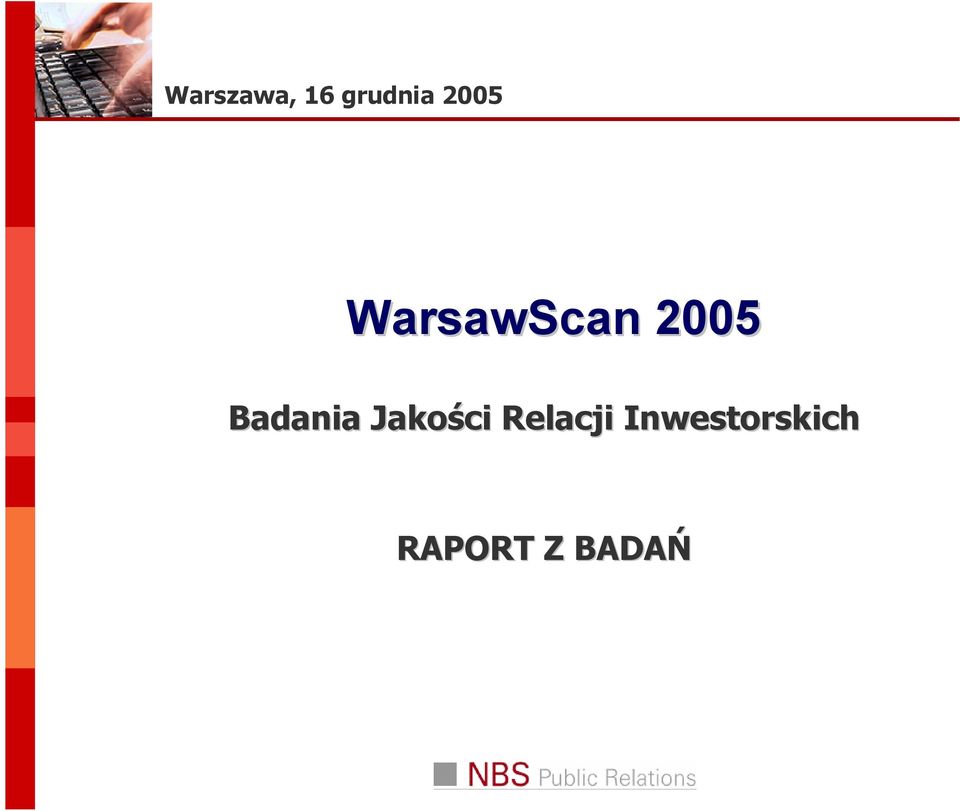 Badania Jakości Relacji