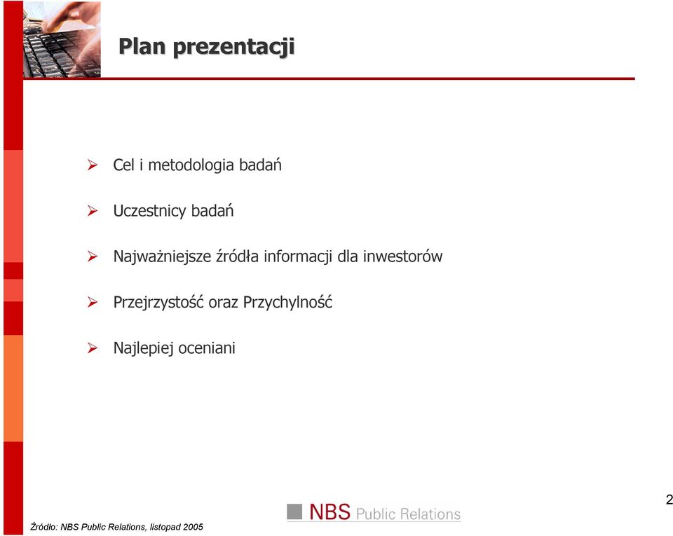 źródła informacji dla inwestorów