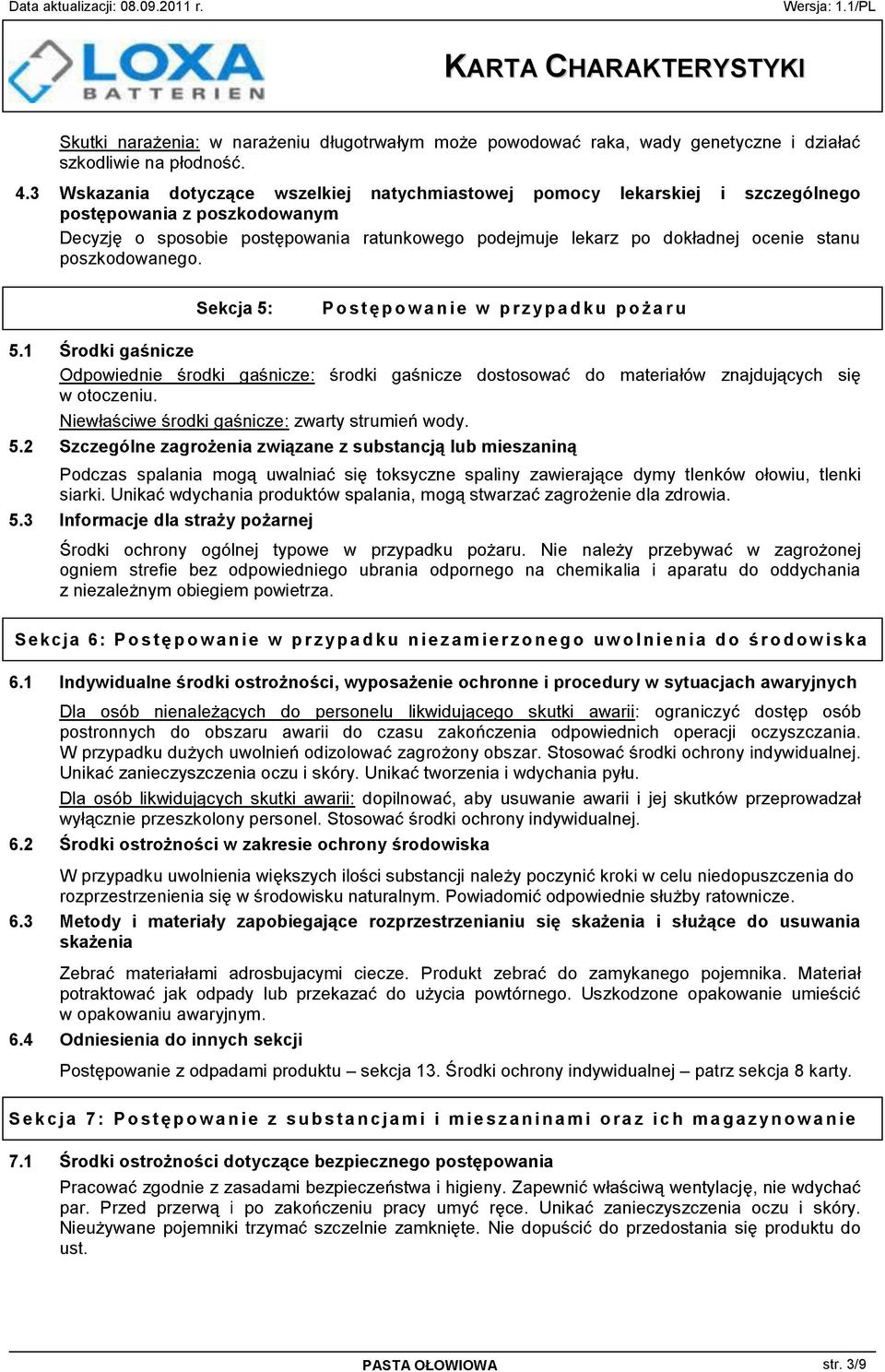 du odizolowa zagro ony obszar ochrony indywidualnej 62 63 cznie przeszkolony personel dopilnowa W przypadku uwo kroki w celu niedopuszczenia do rozprzestrzenienia s Produkt Ma w