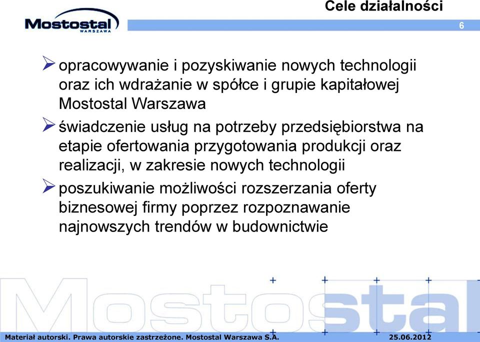 ofertowania przygotowania produkcji oraz realizacji, w zakresie nowych technologii poszukiwanie