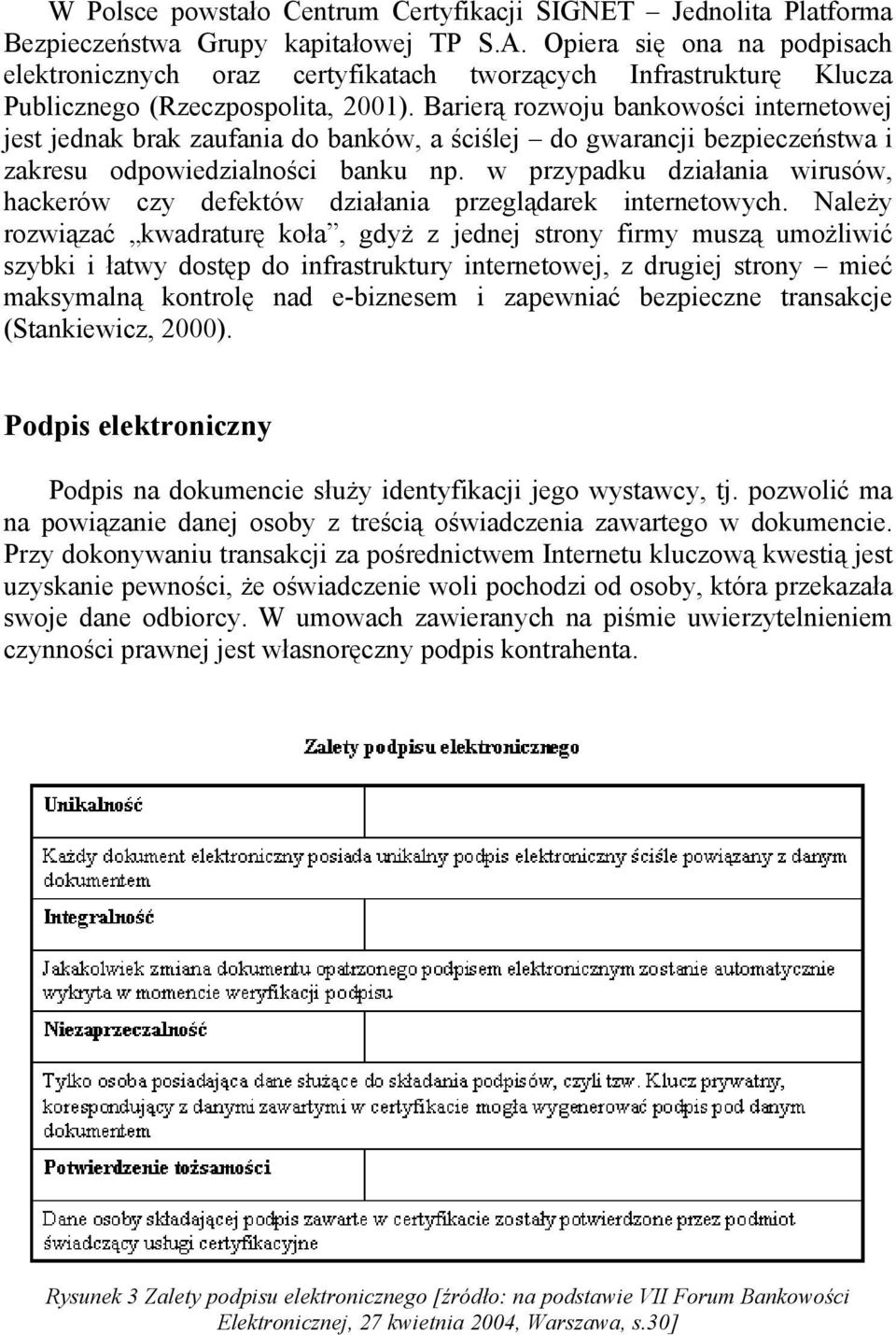 Barierą rozwoju bankowości internetowej jest jednak brak zaufania do banków, a ściślej do gwarancji bezpieczeństwa i zakresu odpowiedzialności banku np.