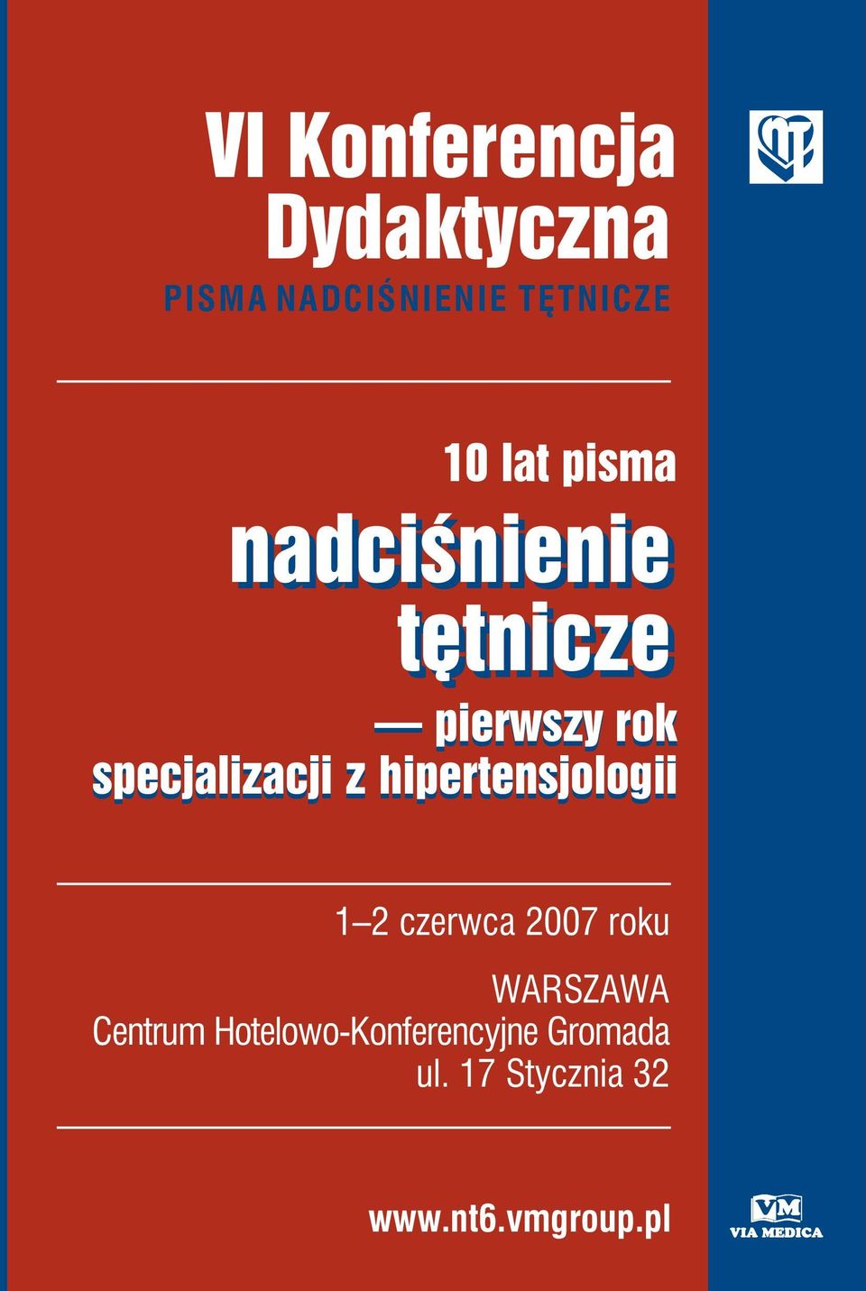 z hipertensjologii 1 2 czerwca 2007 roku WARSZAWA Centrum