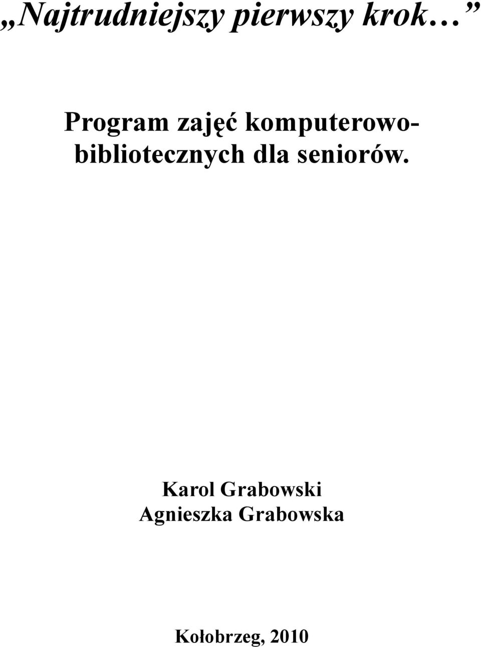 komputerowobibliotecznych dla