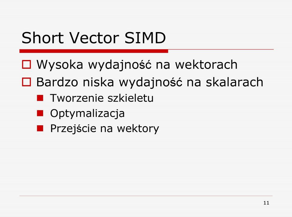 na skalarach Tworzenie szkieletu