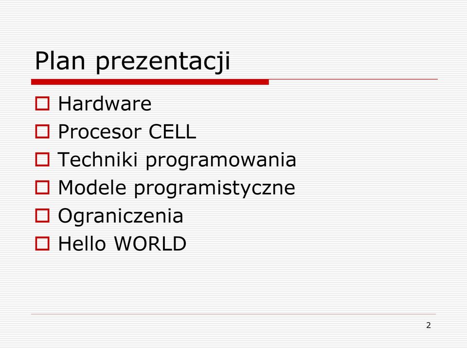 programowania Modele