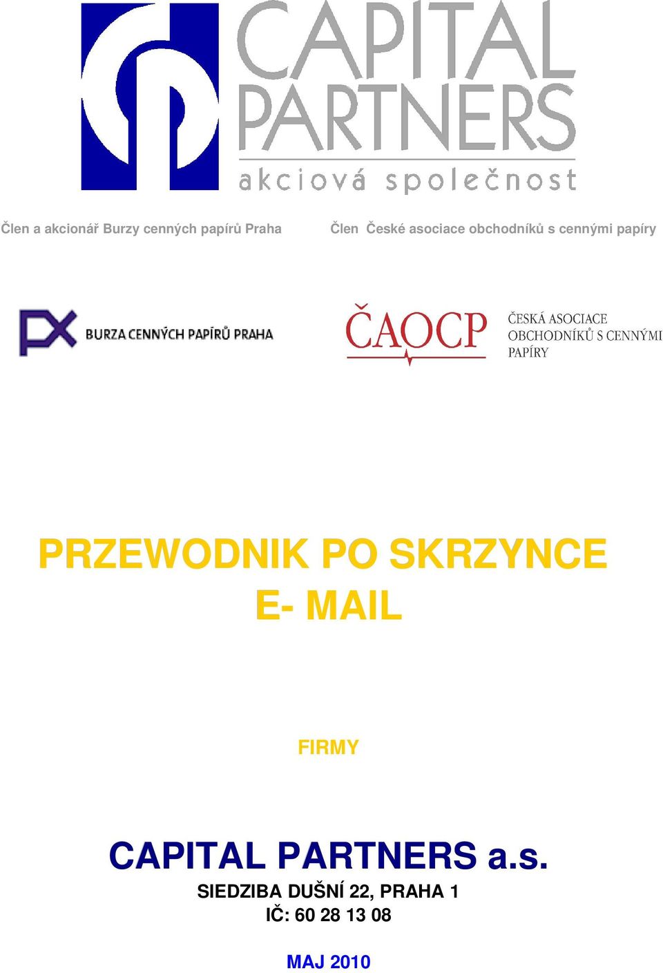 PRZEWODNIK PO SKRZYNCE E MAIL FIRMY CAPITAL