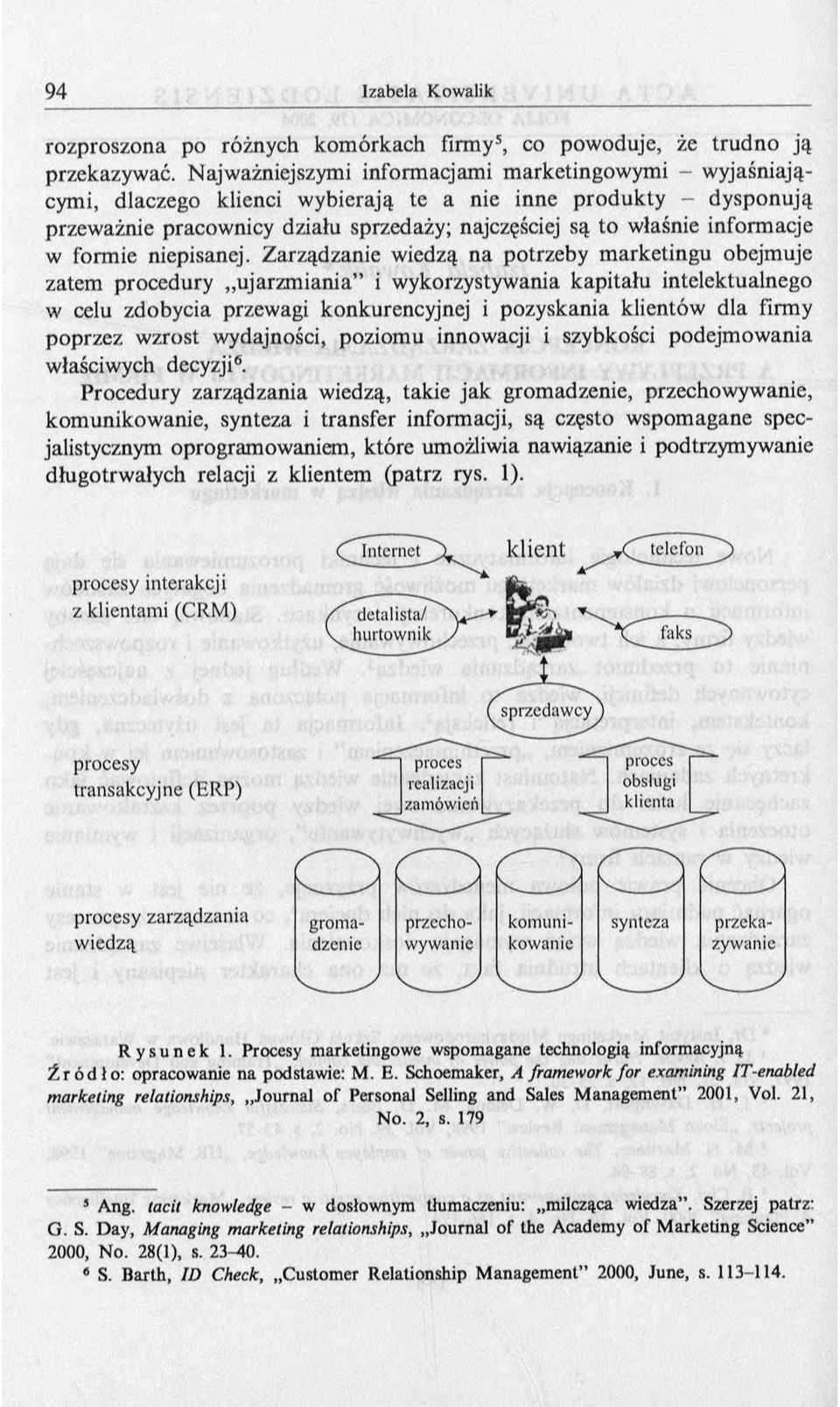 informacje w formie niepisanej.