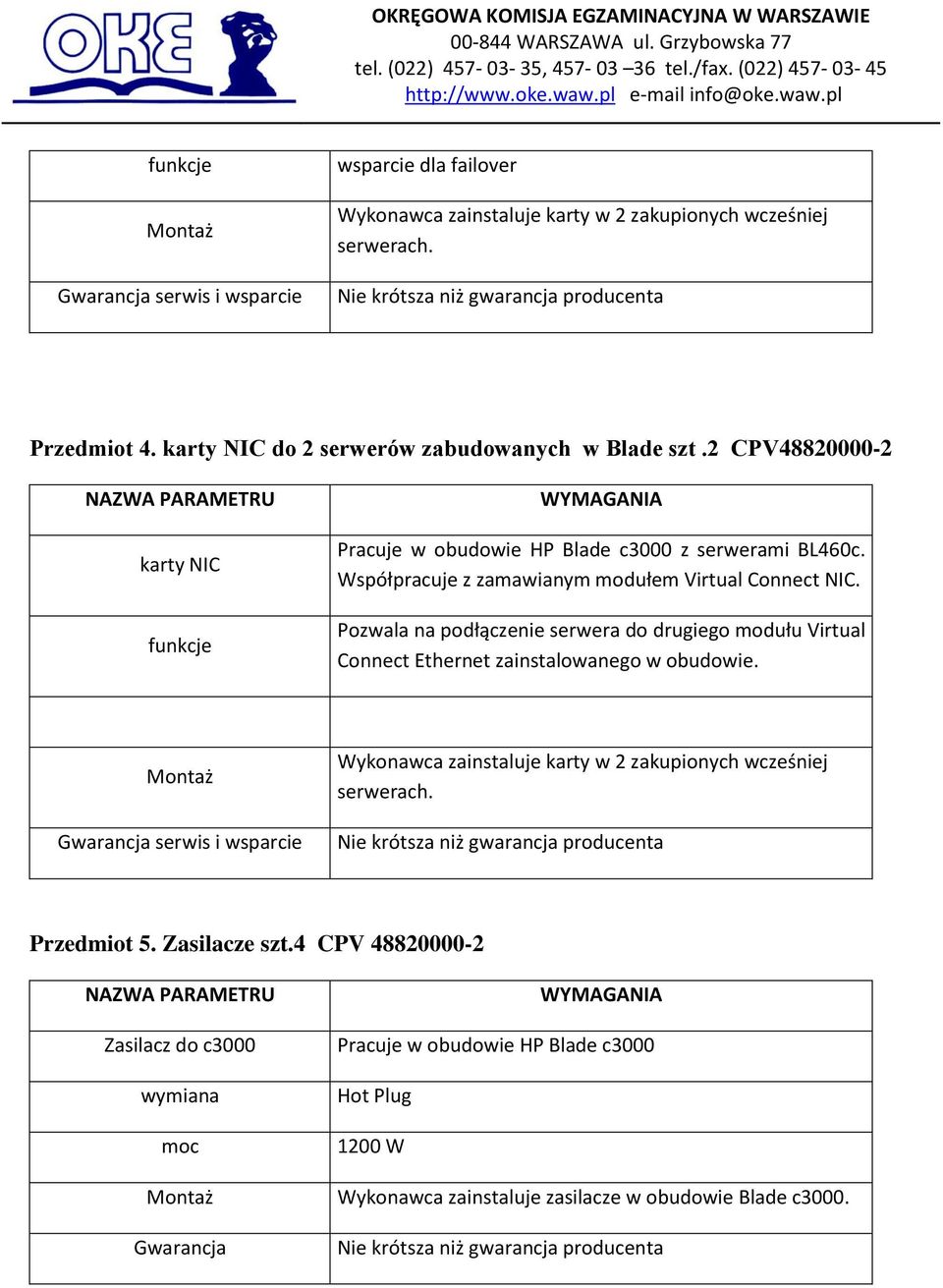 Współpracuje z zamawianym modułem Virtual Connect NIC. Pozwala na podłączenie serwera do drugiego modułu Virtual Connect Ethernet zainstalowanego w obudowie.