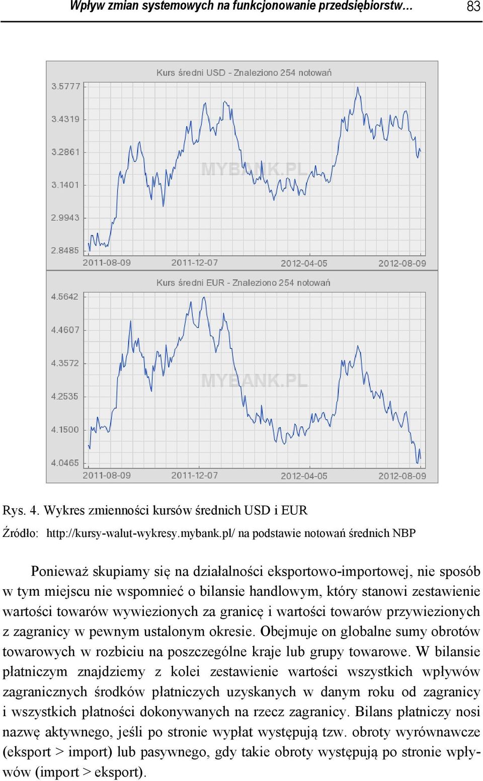 towarów wywiezionych za granicę i wartości towarów przywiezionych z zagranicy w pewnym ustalonym okresie.