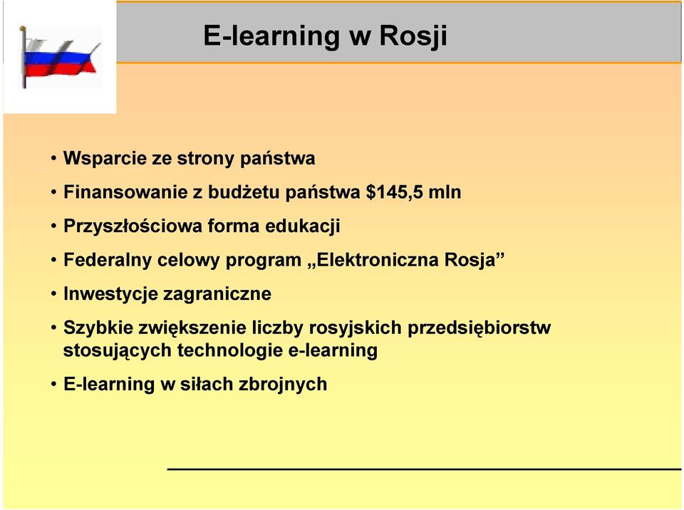 Elektroniczna Rosja Inwestycje zagraniczne Szybkie zwiększenie liczby