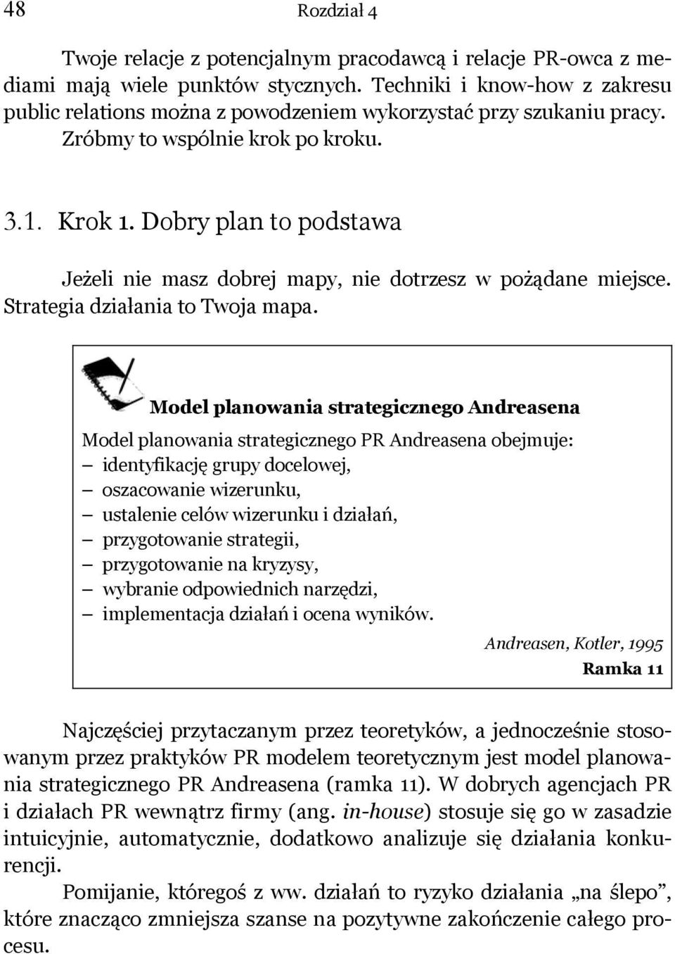 Dobry plan to podstawa Jeżeli nie masz dobrej mapy, nie dotrzesz w pożądane miejsce. Strategia działania to Twoja mapa.